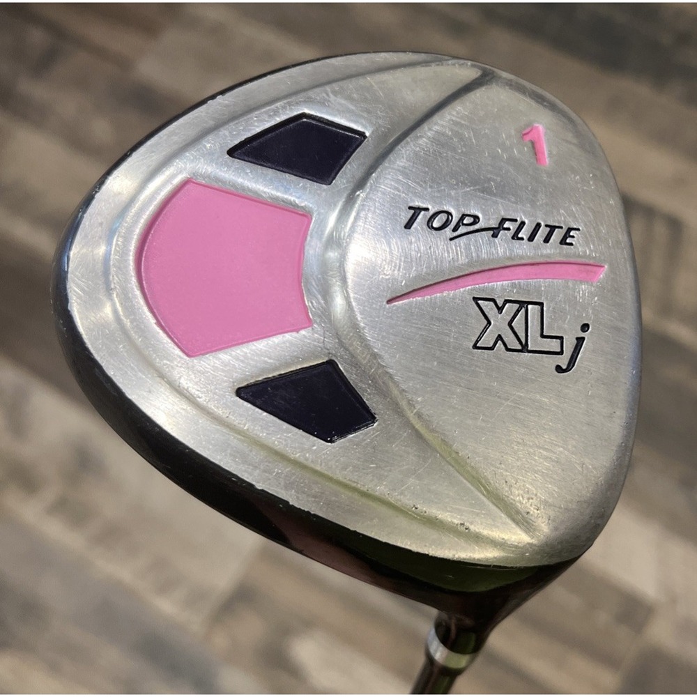 Top-Flite XLj Driver 1-Wood Youth Flex Graphite Shaft Women's Petite Pink RH